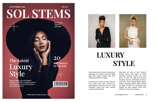 Magazine-Inspired Bouquet Wrap